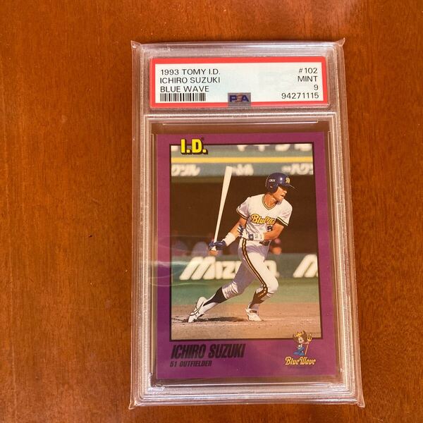 PSA9】 1993 TOMY ID Ichiro #102 I.D.69-001 GEM MINT Rookie Card RC トミーID プロ野球カード イチロー ルーキーカード オリックス