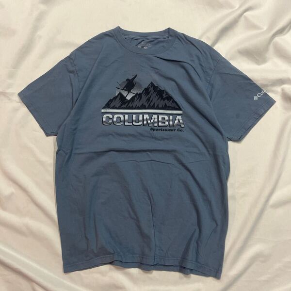 メンズ 古着 コロンビア Colombia グラフィック Tシャツ 半袖 半袖Tシャツ L 送料込