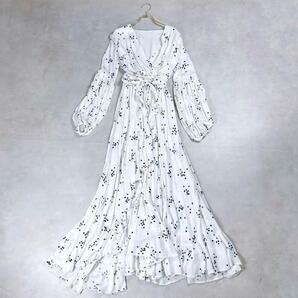 SINCE THEN シンスゼン フリル アシンメトリー ロングワンピース