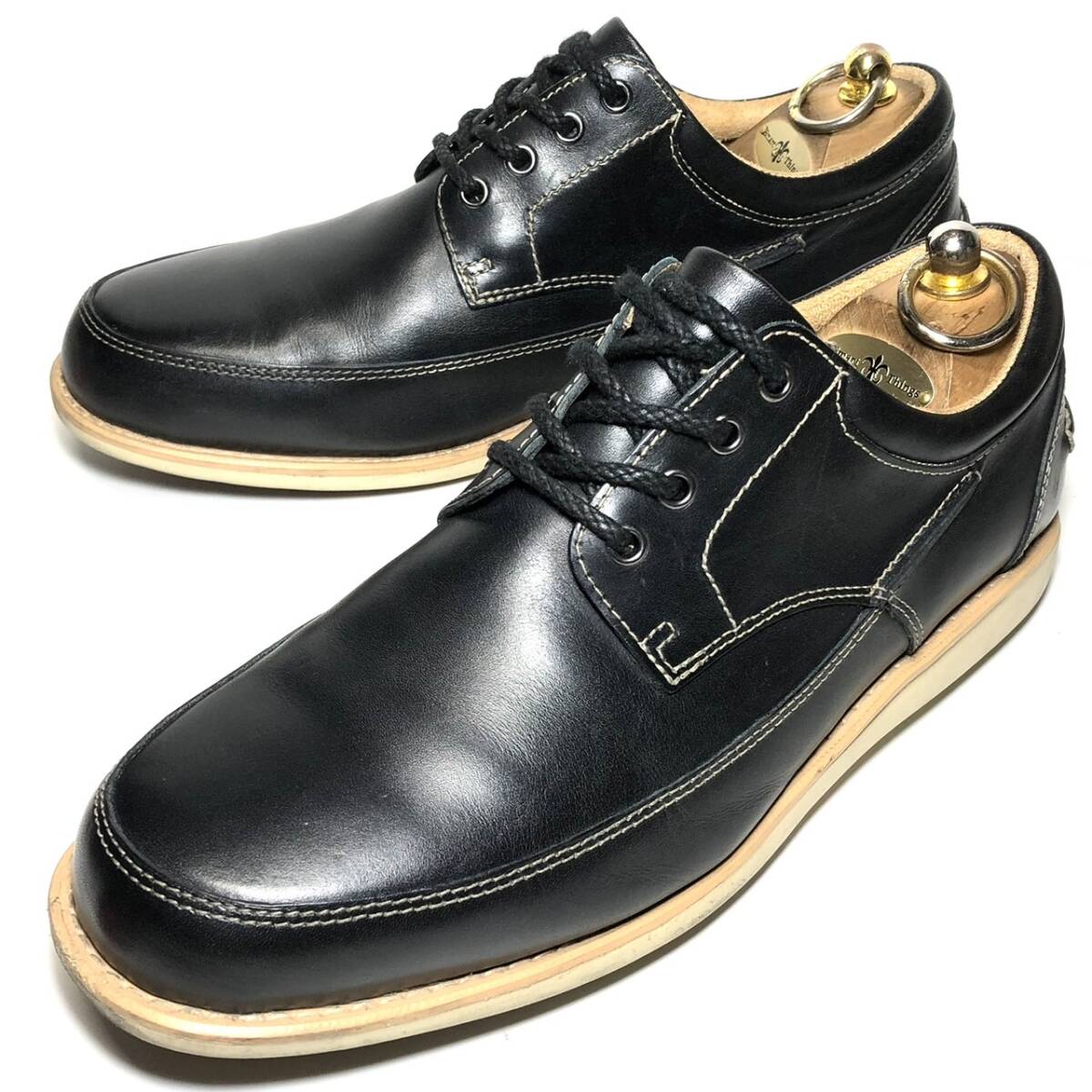 HAWKINS TRAVELLER カジュアルウォーキングシューズ２５㎝ブラック ホーキンストラベラー モカシン ウォーキングシューズ 靴 黒