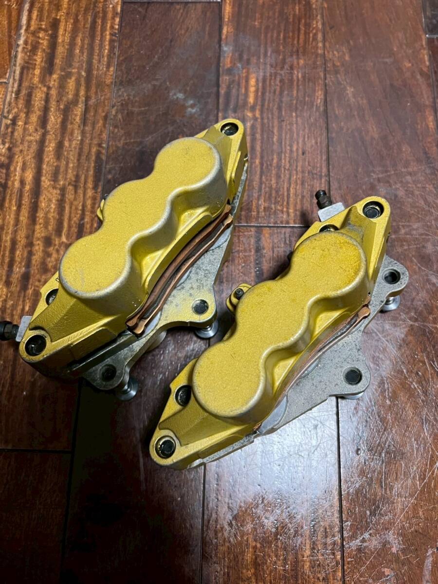 スズキ隼.純正トキコ6ポット、Kawasaki系62ピッチ流用にどうぞ スズキ隼.純正トキコ6ポット、Kawasaki系62ピッチ流用にどうぞ