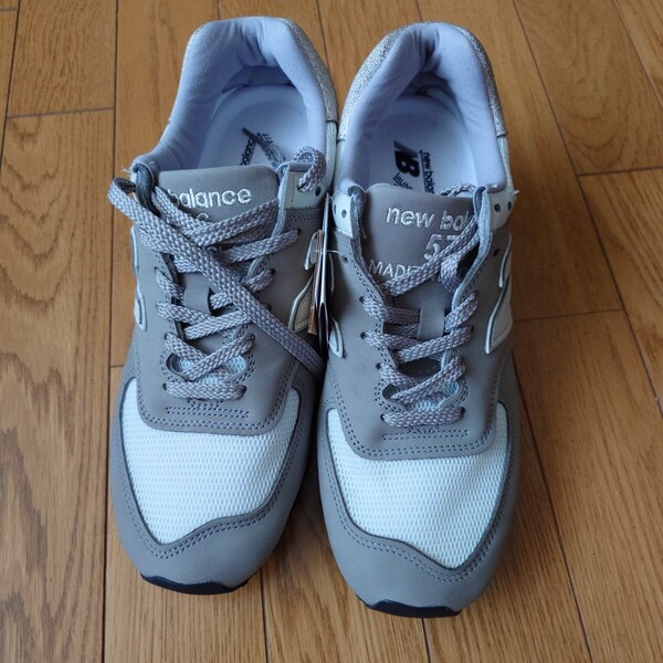 新品 ニューバランス(New Balance)OU576FLB width:D Made in England UK フリントグレー/ホワイト 35周年記念 日本正規店購入 26.5cm
