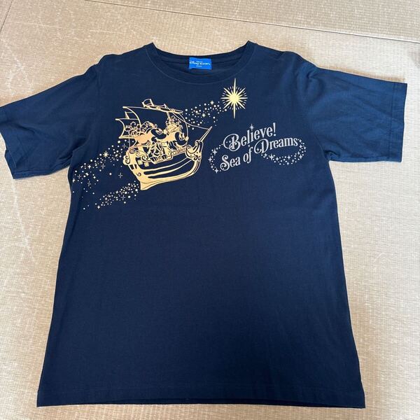 東京ディズニーリゾート 半袖Tシャツ ビリーヴ! 大人用フリーサイズ ディズニーシー