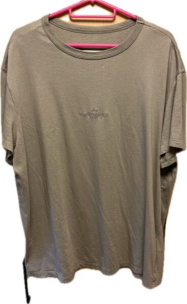正規 22SS Maison Margiela メゾン マルジェラ 反転 ロゴ クルーネック Tシャツ カーキ L S50GC0669 S23525
