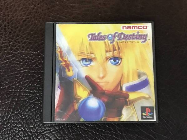 ★ 送料無料 PS1 RPG ★ テイルズ オブ デスティニー Tales of Destiny 動作確認済 説明書付き 帯・チラシ・キャラクターカード付き ★