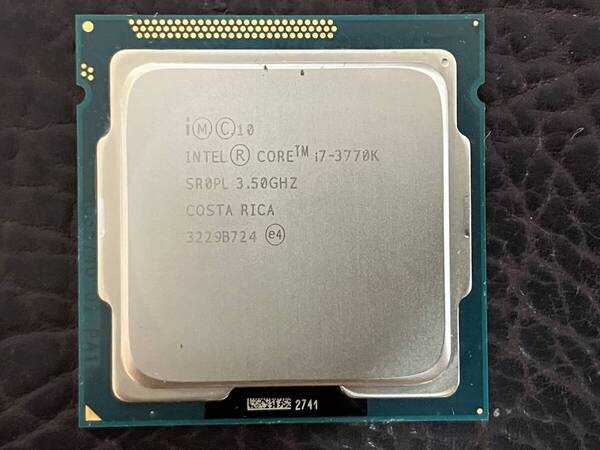 ★ 送料無料 デスクトップPC用CPU ★ intel core i7 3770k 第3世代 Ivy Bridge 3.50~3.90GHz 4コア8スレッド LGA1155 SR0PL 動作品