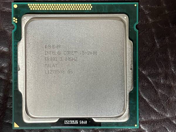 ★ 送料無料 デスクトップPC用CPU ★ intel core i5 2400 第2世代 Sandy Bridge 3.10~3.40GHz 4コア4スレッド LGA1155 SR00Q 動作品