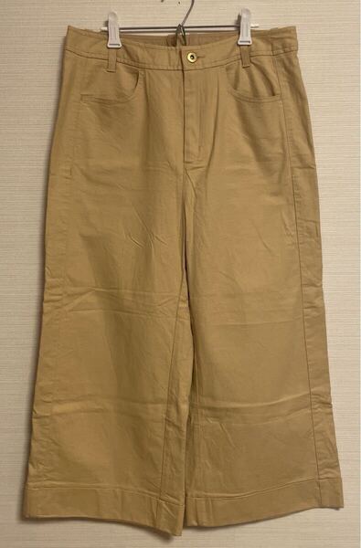 GUジーユー ワイドパンツ XL LL ベージュ
