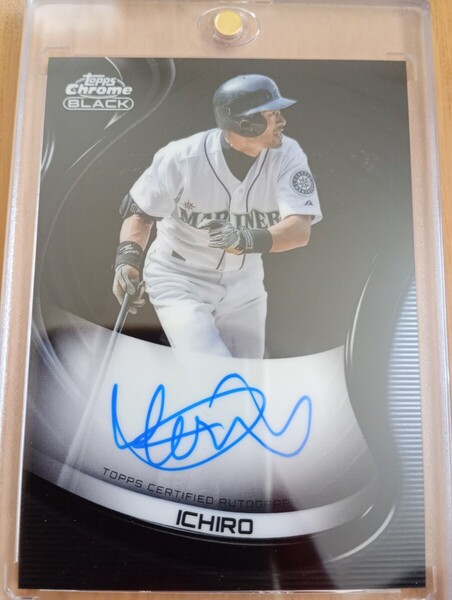イチロー 直筆サインカード 直書き MLB シアトル・マリナーズ Topps 直筆 auto メジャーリーグ 野球