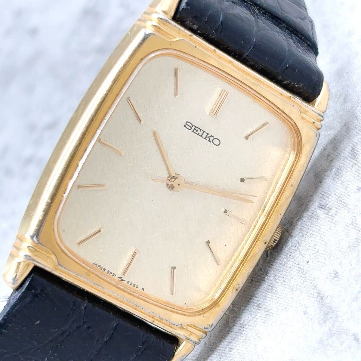 稼働 SEIKO 腕時計 スクエア 5P31 ステンレス 新品電池 1174 2025年最新】Yahoo!オークション -seiko 5p31の中古品・新品・未