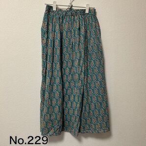 送料無料 匿名配送 コットン ロングスカート