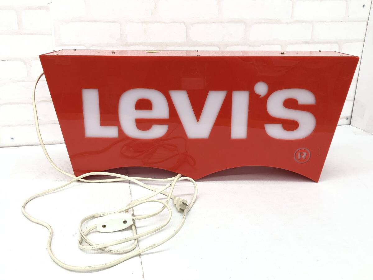 マ*ん様 LEVI'S ノベルティー 電飾サイン 長期保管品・未開封・新品 Yahoo!オークション -「リーバイス」(看板) (広告、ノベルティ