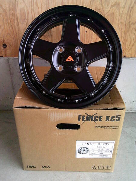全国送料込☆新品フェニーチェXC5☆14×5J+45☆100-4H☆軽自動車・デリカミニ・スペーシアギア・ハイゼット等☆4本セット☆Hs