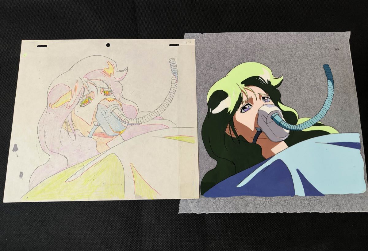 「宇宙の騎士テッカマンブレード」セル画　直筆背景付き Amazon.co.jp: 宇宙の騎士テッカマンブレード ミリー Dボウイ