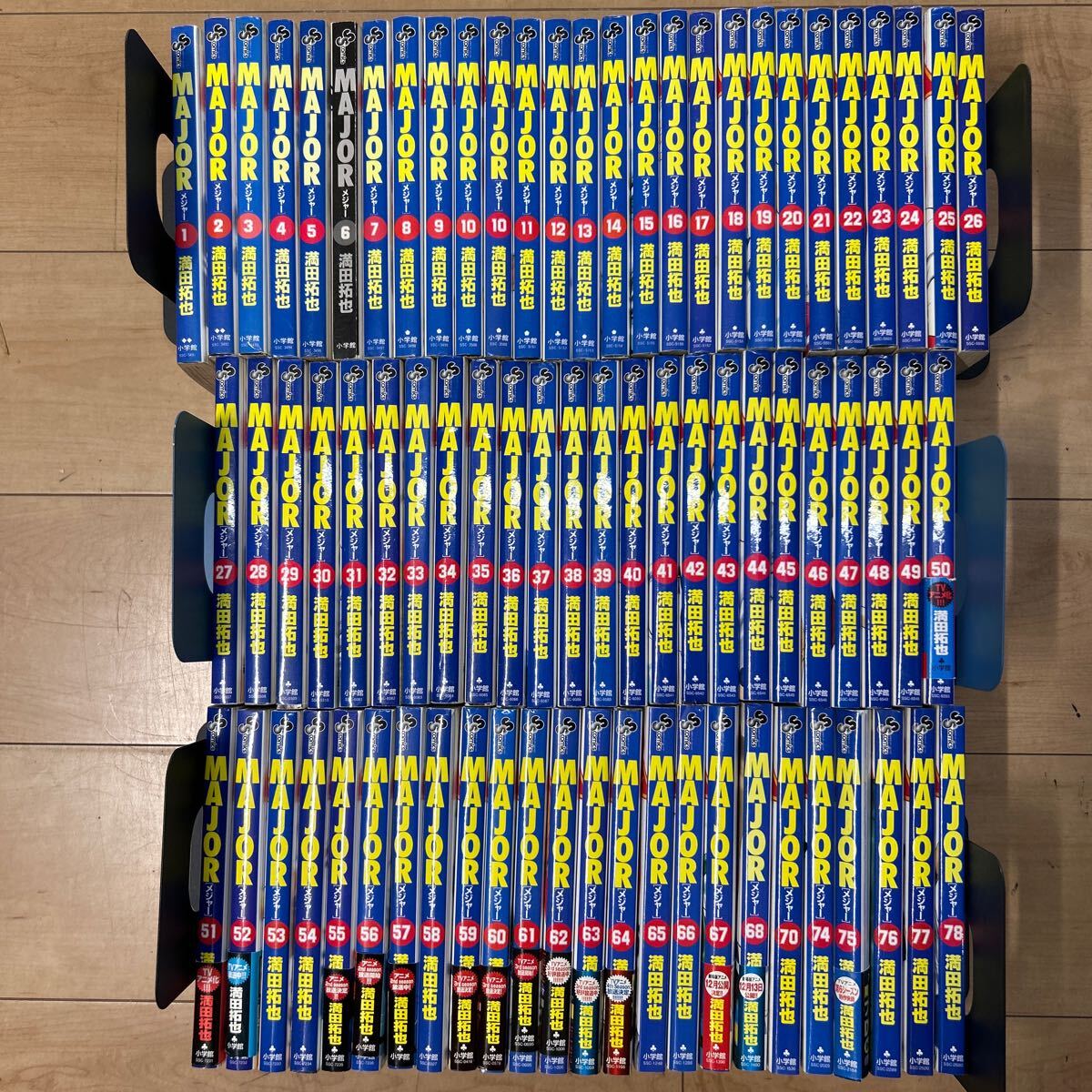 MAJOR 全78巻セット 箱付き 漫画 野球 Yahoo!オークション -「メジャー全巻」(全巻セット) (漫画