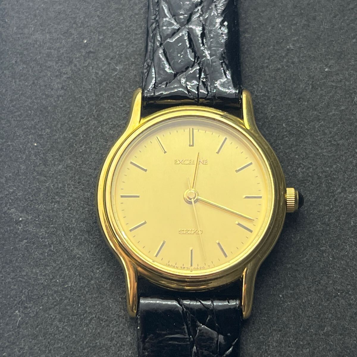 極美品 SEIKO セイコー エクセリーヌ ゴールド クォーツ 電池式 Yahoo!オークション -「seiko quartz」(エクセリーヌ) (セイコー