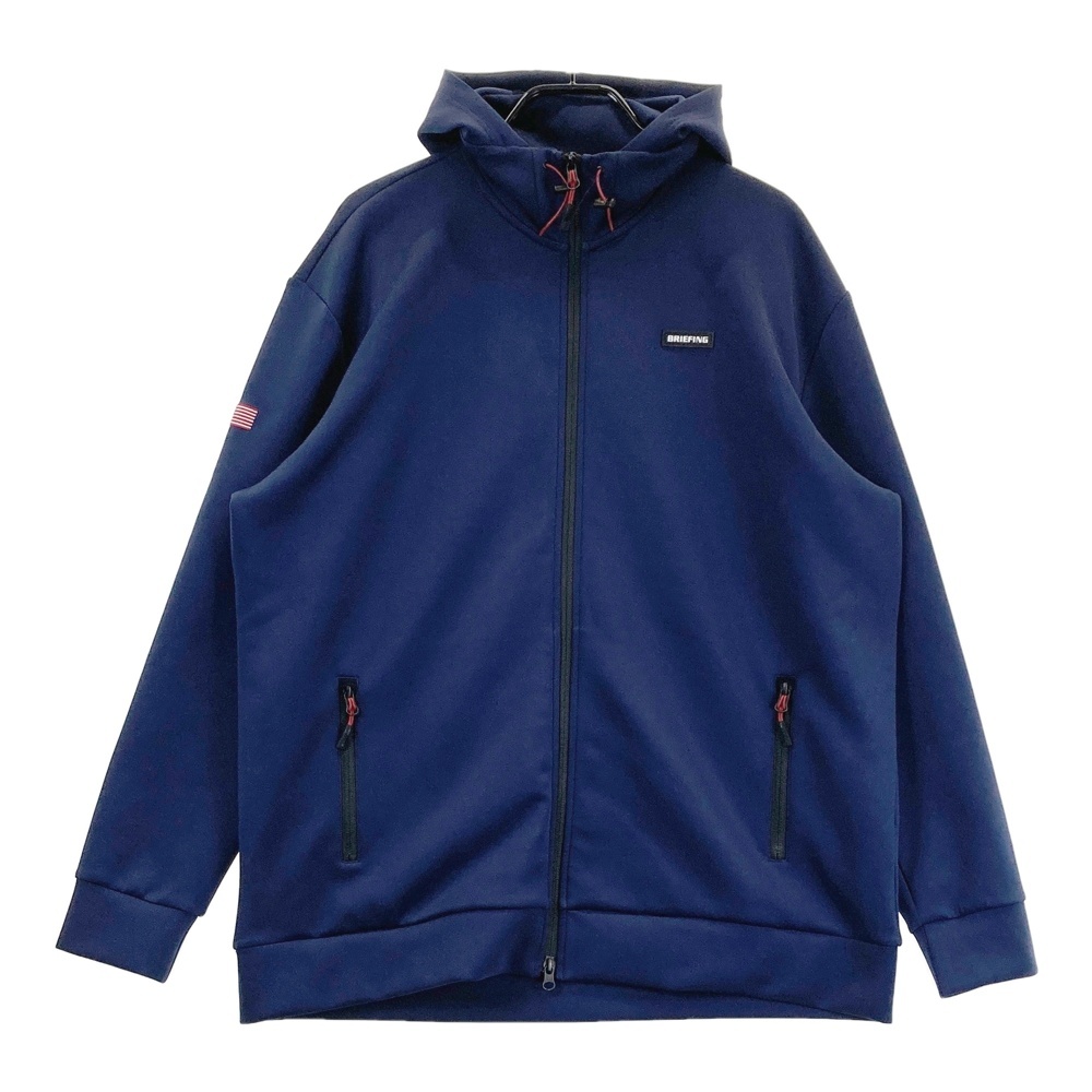 美品✨BRIEFING GOLF ジップアップフーディパーカー ネイビー Yahoo!オークション -「ブリーフィングパーカー」の落札相場