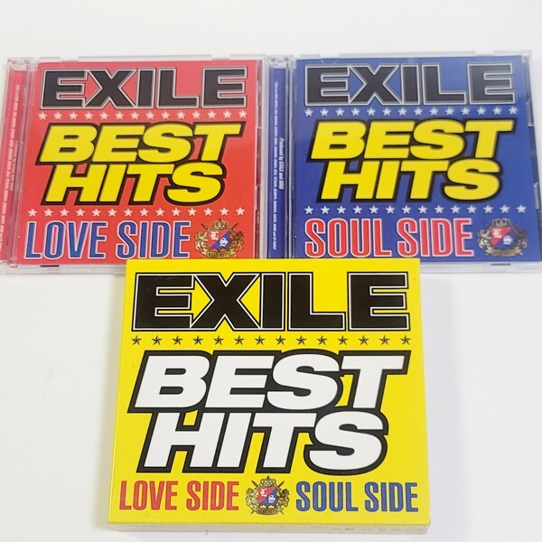 《送料無料》CD 4枚組 EXILE BEST HITS -LOVE SIDE/SOUL SIDE- / スリーブケース付き