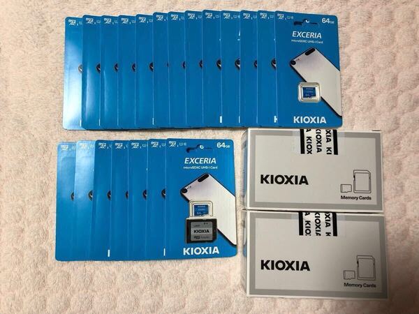 新品未開封 KIOXIA EXCERIA 64GB microSDXCカード 60枚セット