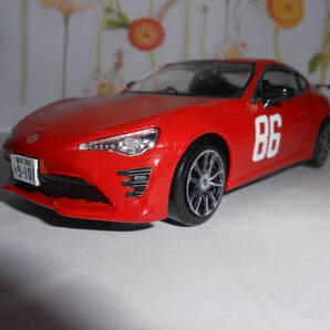青島 Aoshima☆ MFゴースト ☆ 片桐夏向 仕様 ☆ トヨタ TOYOTA 86 エアブラシ塗装 ☆ プラモデル完成品