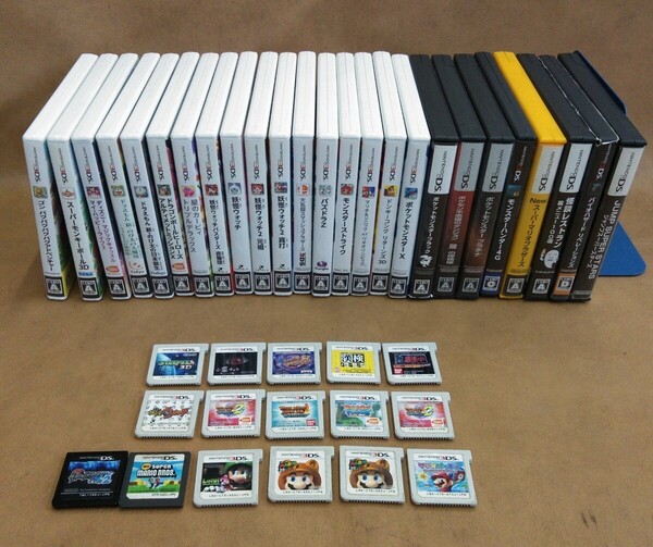 Nintendo DS 3DS ソフト まとめ売り ポケモン マリオ モンスターハンター 妖怪ウォッチ ドラゴンボールなど 未チェック品
