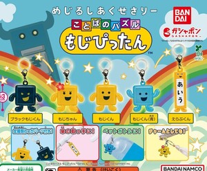 めじるしあくせさりー ことばのパズルもじぴったん 全5種セット /めじるしアクセサリー