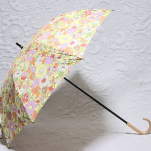 新品タグ付き【晴雨兼用 長傘】リバティー 雨傘 日傘 UVカット率99% 遮熱効果 日本製 v7317