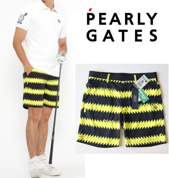 31,900円新品タグ付き【PEARLY GATES パーリーゲイツ】EXストレッチ仕様 ショートパンツ 5(L) v7369