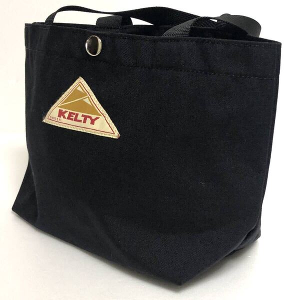 KELTY ケルティ A25061814 ハンドバッグ トートバッグ ナイロン ブラック サブバッグ 通勤 ミニバッグ 美品