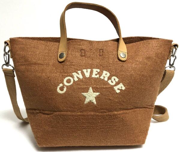 CONVERSE コンバース A25071410 トートバッグ 2WAY ハンドバッグ ショルダーバッグ フェルト ミニバッグ