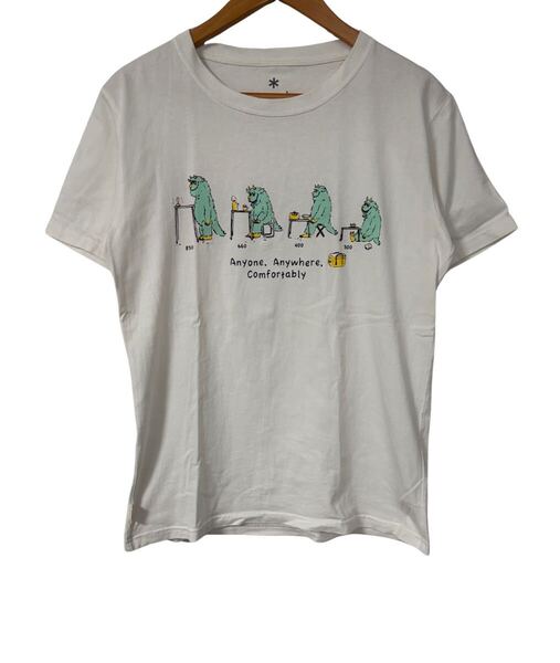 Snow Peak スノーピーク モンスター柄 Tシャツ M/Sサイズ 綿100% Snow Peak Monster Print T-shirt M/S Size 100% Cotton Japan 半袖