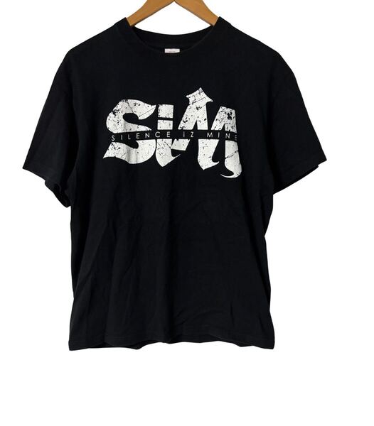 SiM バンドTシャツ L 黒 SILENCE IZ MINE コットン100% ユナイテッドアスレ製 SiM Band T-shirt L Black SILENCE IZ MINE United Athle