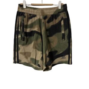 adidas CAMO AOP スウェットショーツ Mサイズ カモ柄 パキスタン製 Sweat Shorts M Camo Pattern Made in Pakistan ハーフパンツ