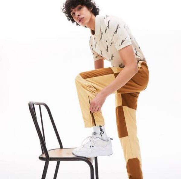 LACOSTE LIVE ナイロン2トーン トラックパンツ Sサイズ ラコステ LACOSTE LIVE Nylon Two-Tone Track Pants S Size