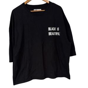 XXIII BLACK IS BEAUTIFUL Tシャツ 日本製 黒 Mサイズ セヴァントトロワ XXIII BLACK IS BEAUTIFUL Tee Japan Made Black M Size