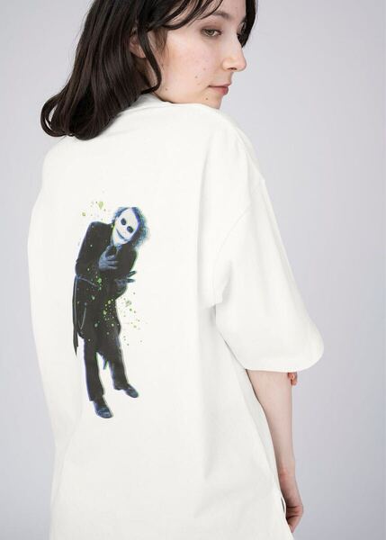 graniph バットマン ジョーカーTシャツ Lサイズ ダークナイトコラボ 白 Batman Joker T-shirt White Size L The Dark Knight Collab 半袖