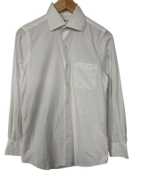 Green label relaxing slim fit ドレスシャツ 長袖 Sサイズ