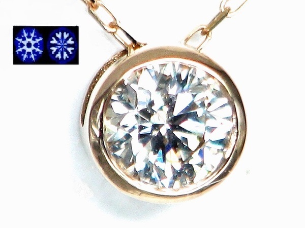 【宝石屋本舗】0.30ct ハート&キューピッド天然ダイヤモンド K18/イエローゴールド ネックレス(ミニ鑑別カード付)