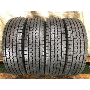 2022年製 8~9分山 ダンロップ WINTER MAXX SV01 165R13 6PR LT 4本/札幌市手渡し可/中古スタッドレスタイヤ(冬タイヤ) サクシード C2_83
