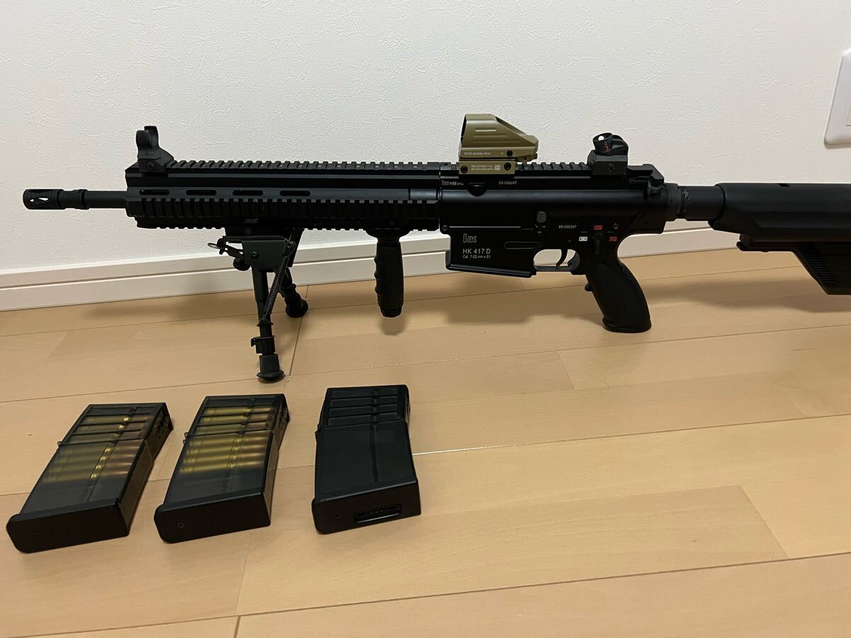 HK417ジャンク S&T HK417 スポーツライン 電動ガン BK【180日間安心保証つき
