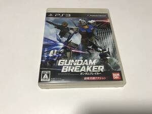 PS3 ガンダムブレーカー バンダイ 取説なし動作確認済み ガンプラ