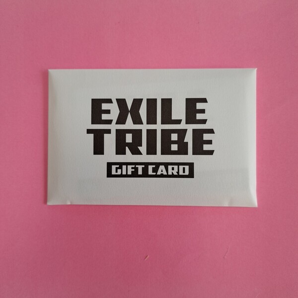 【10000】EXILE TRIBE GIFT CARD カード