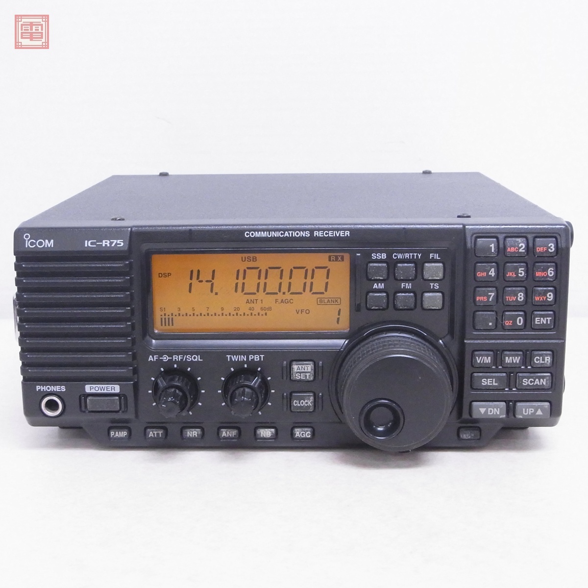 iCOM /IC-R75 レシーバー 無線機 ジャンク品 アイコム Yahoo!オークション -「ic-r75」の落札相場・落札価格