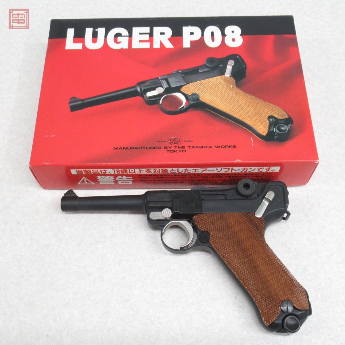 タナカワークス ルガー P08 フレーム&グリップ・グリップスクリュー Yahoo!オークション -「タナカ ルガーp08 グリップ」の落札相場
