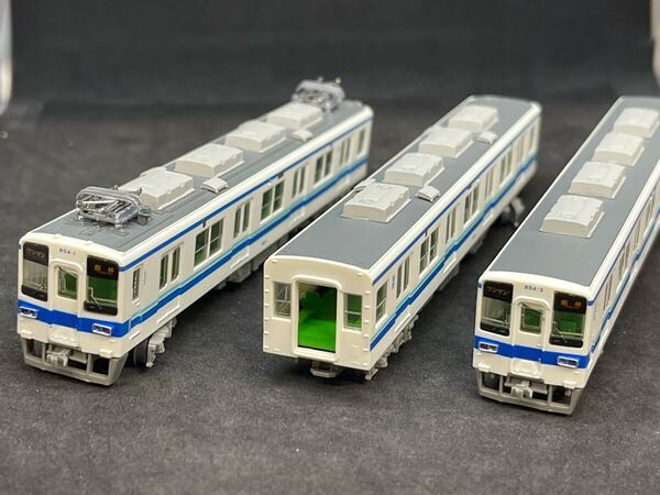 送料無料 中古 ジャンク TOMYTEC トミーテック 鉄道コレクション 鉄コレ 東武鉄道 850型 854編成 3両セット 東武 8000系 改造車