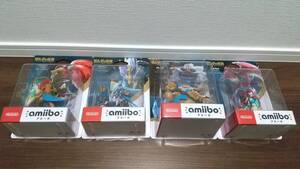 amiibo ゼルダの伝説 ブレス オブ ザ ワイルド ミファー&ダルケル&リーバル&ウルボザ 4体セット 未開封品 四英傑