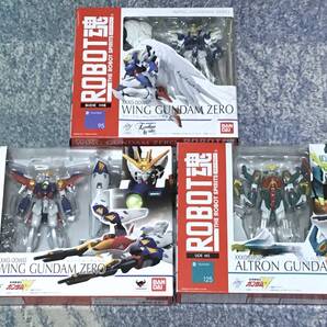 バンダイ ROBOT魂〈SIDE-MS〉 新機動戦記ガンダムW ウィングガンダムゼロ ウイングガンダムゼロ(EW) アルトロンガンダム 3種 未開封