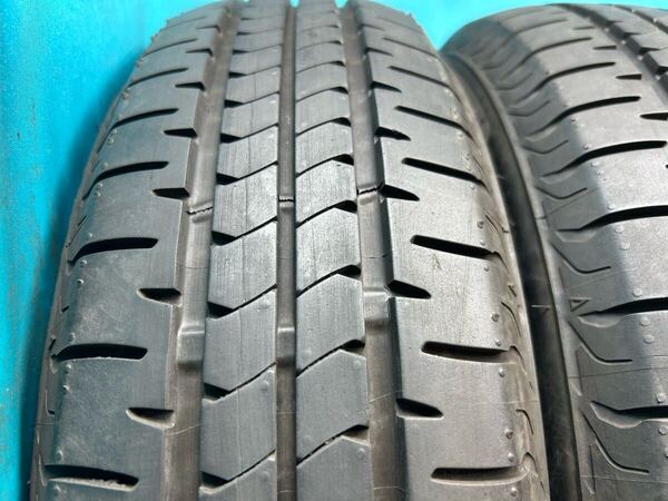 ①2023年製155/65R13バリ山!うっすらツブ有り!中古タイヤ4本セット BRIDGESTONE ブリヂストン NEWNO ニューノ 夏タイヤ