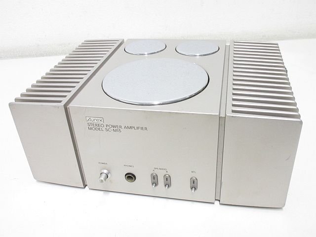 Aurexステレオパワーアンプ Yahoo!オークション -「aurexアンプ sc-m15」の落札相場・落札価格