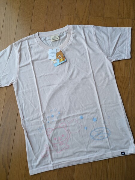 リラックマ 半袖Tシャツ 半袖 Tシャツ L ピンク ルームウェア パジャマ San-X